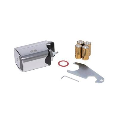 EZ Flush Side-Mount Sensor Retrofit Kit with Mechanical Manual Override Button, Chrome thumbnail 3