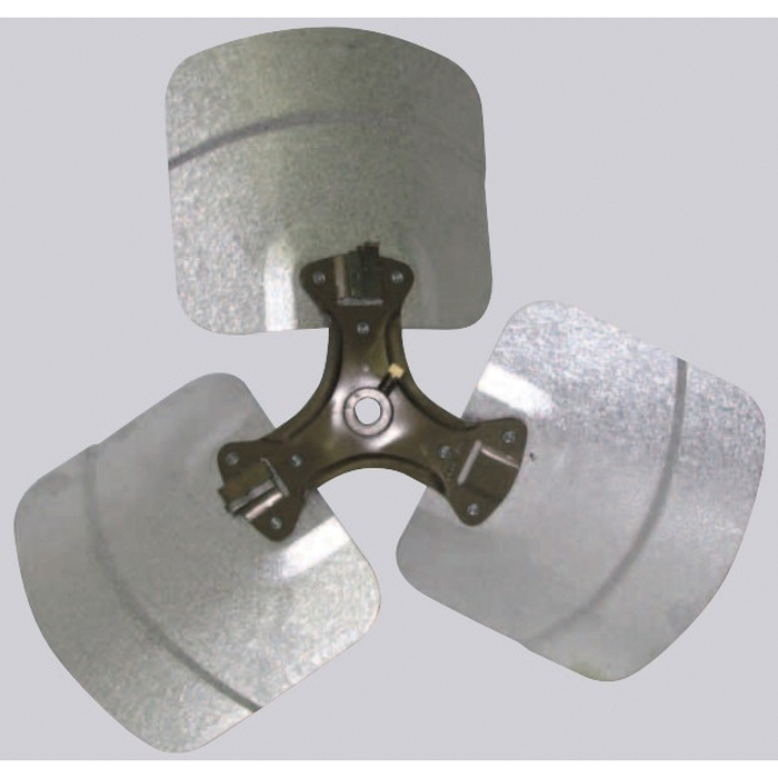 airMars® 40054 Heavy-Duty Condenser Fan Blade, 22 in Dia Blade, 27 deg Pitch, 3 -Blade, Aluminum/Steel