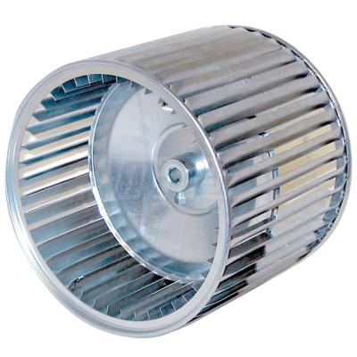 Mars® 9-1/2 inch dia x 7-1/8 inch W Galvanized Steel CW Double Inlet Direct Drive Blower Wheel