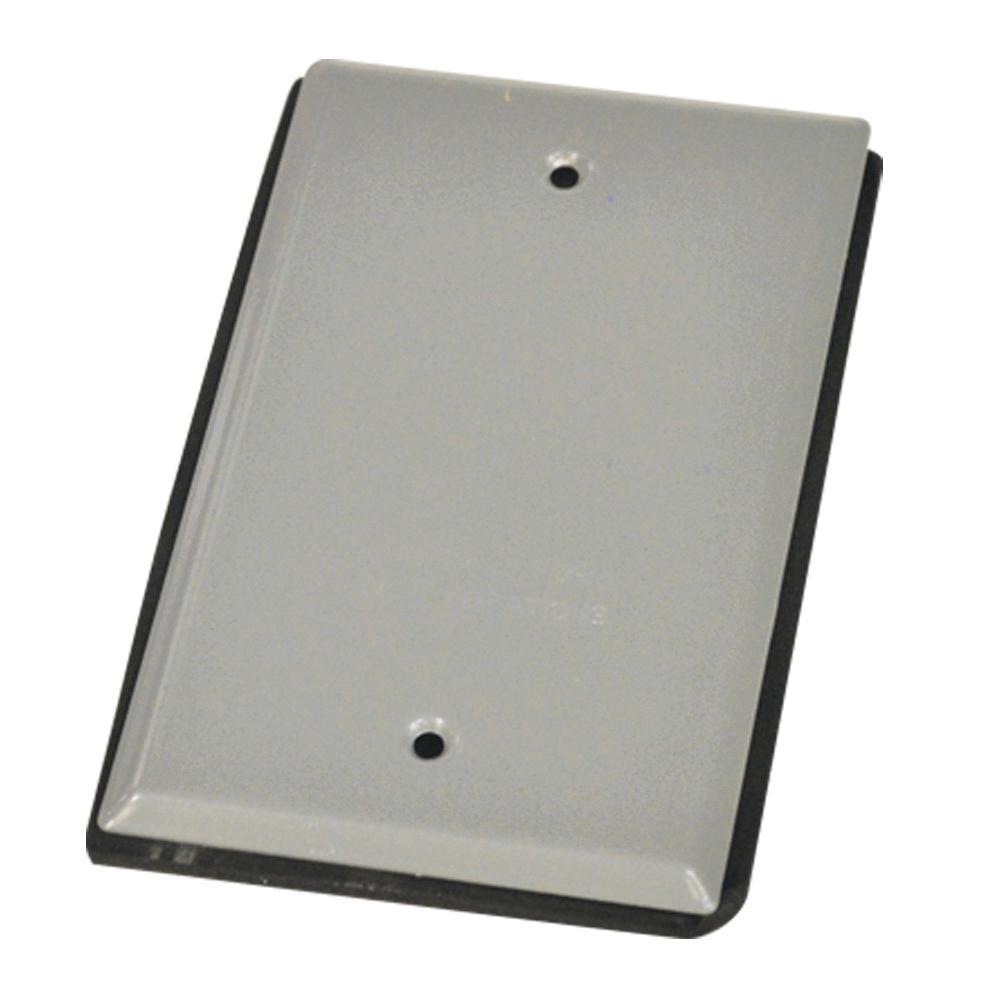 airMars® 85950 Weather-Proof Blank Cover, 1 -Gang, PVC