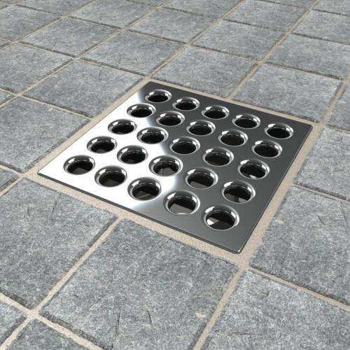 ebbe Pro Series E4401 Drain Cover, Polycarbonate/Stainless Clad