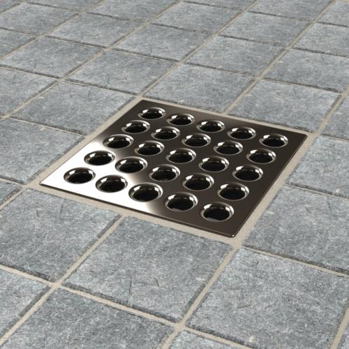 ebbe Pro Series E4409 Drain Cover, Polycarbonate/Stainless Clad