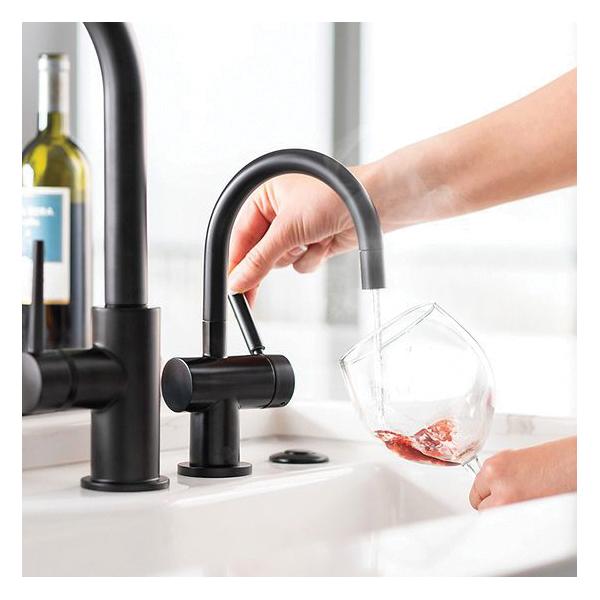 Insinkerator® Indulge™ 44240G-ISE Water Dispenser Faucet, Deck, Instant Hot, 1-Handle, Matte Black thumbnail 2