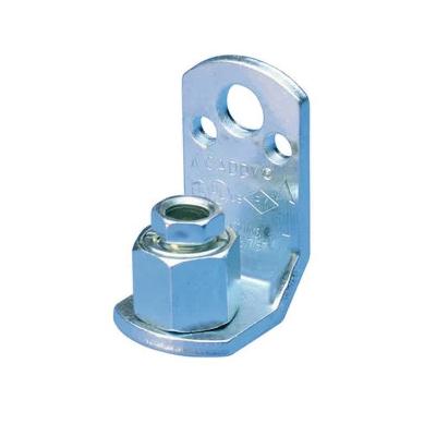 nVent CADDY CRLL37EG Rod Lock L-Bracket, 3/8 in Conduit/Pipe, 0.28 in, 0.51 in Mounting Hole, Iron, 1.7 in OAL