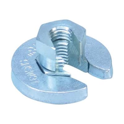 nVent CADDY SNSW37 Flanged Nut, 1.67 in W, 3/8 in Thread, Steel, Electro-Galvanized