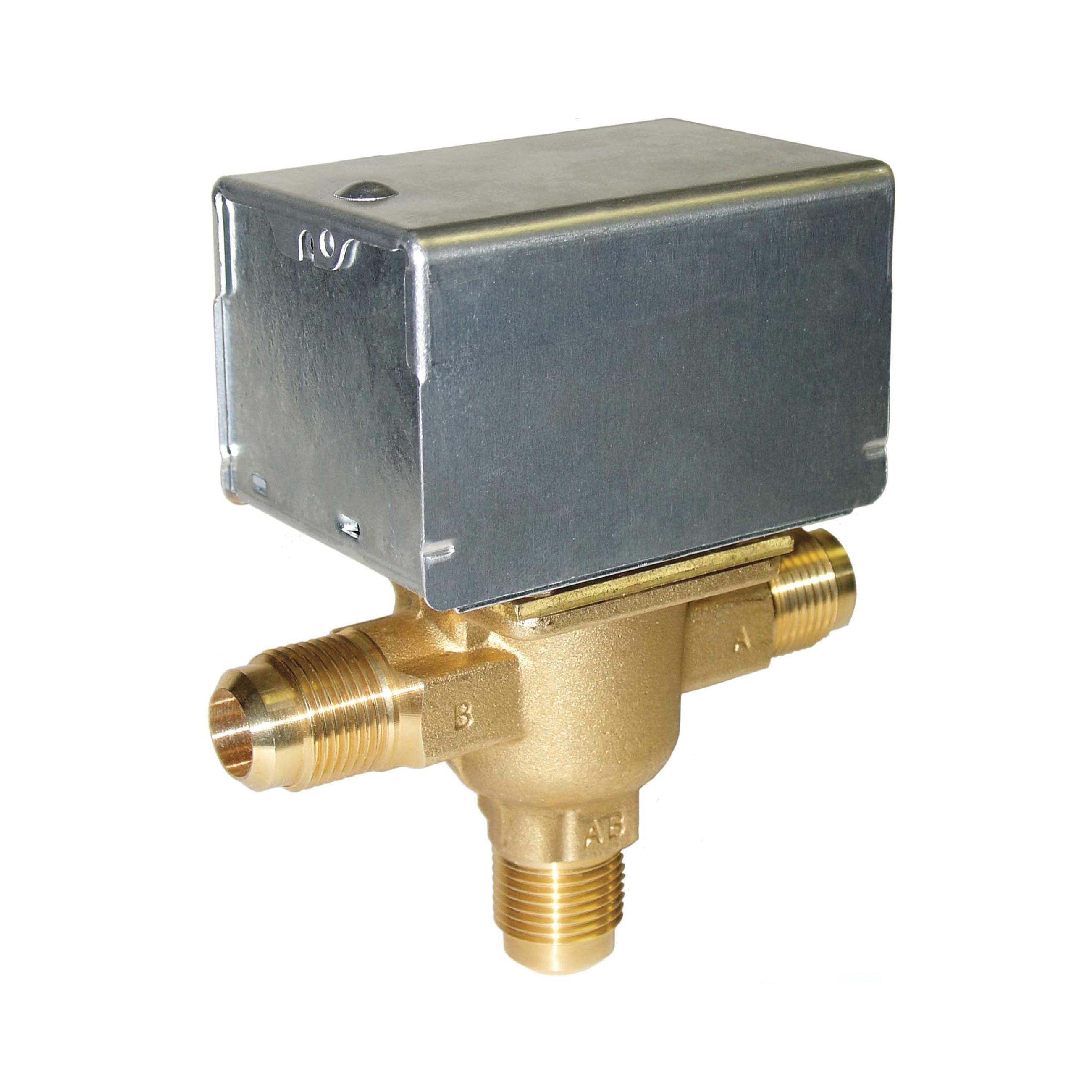 resideo V4044 V4044A1001/U Motorized Valve, 1/2 in, Flared, 4 Cv, Brass, Contains Lead