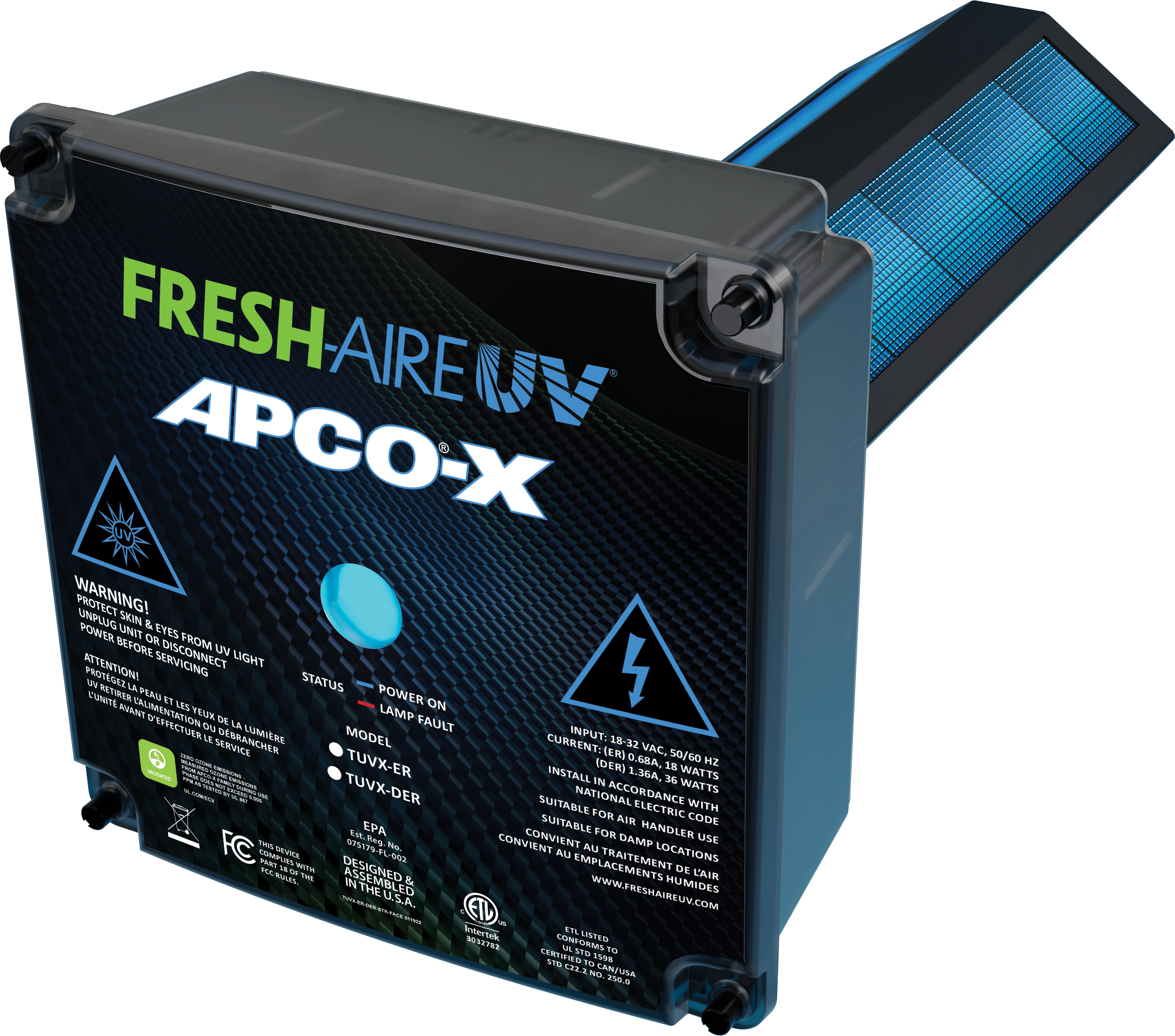 FRESH-AIRE UV® TUV-APCOX-ER3