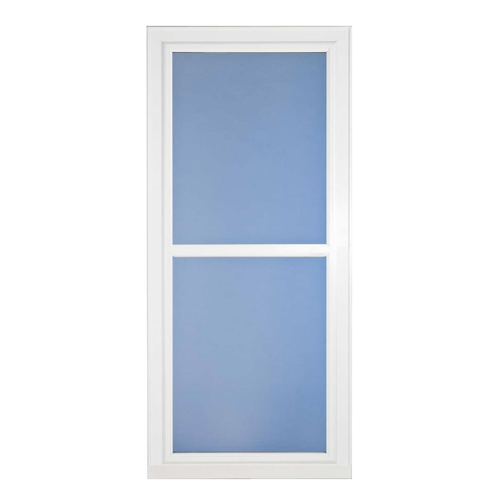 Larson Storm Door, 32 in X 81 in, Retractable Screen, Alu...