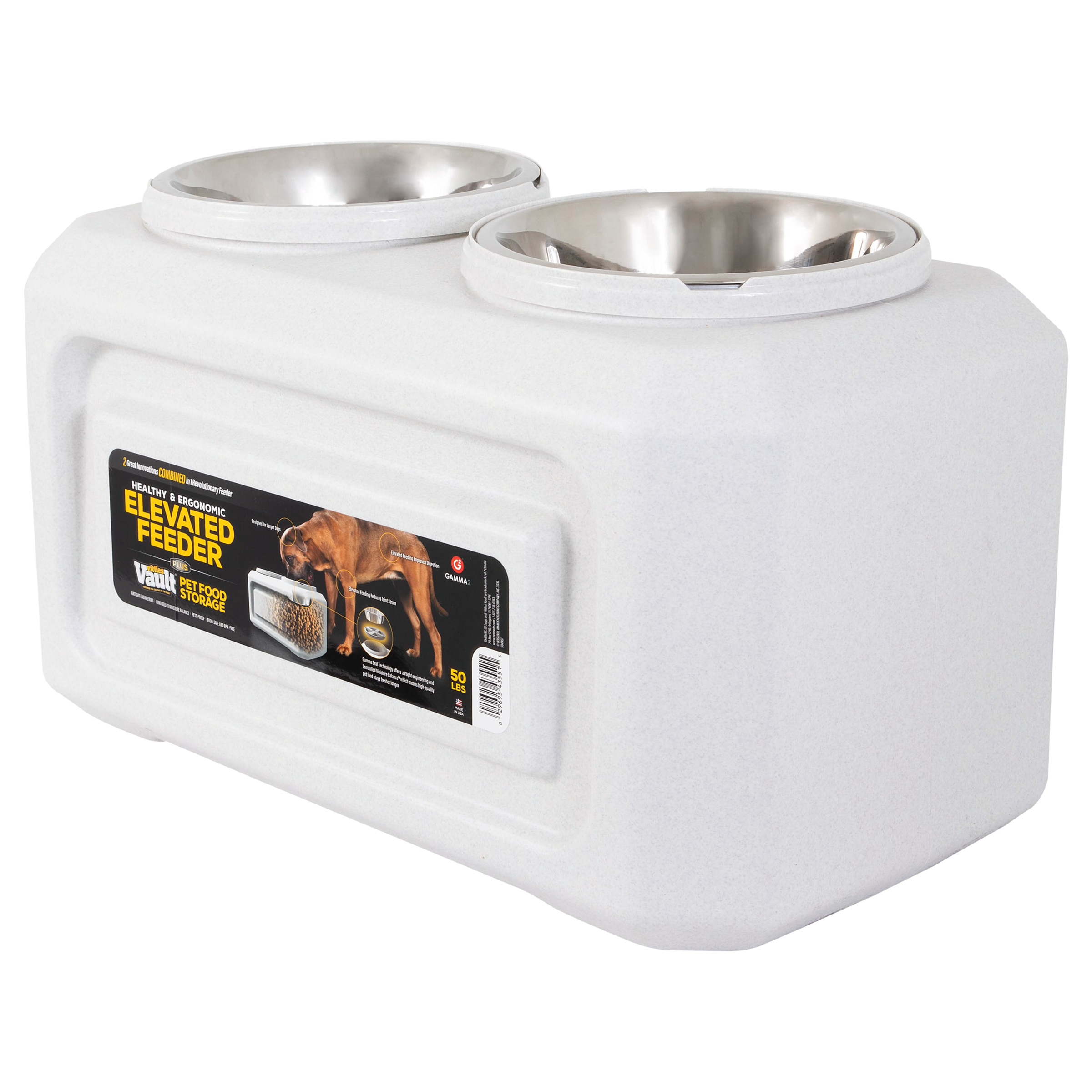 Vittles Vault Elevated Storage Dog Feeder