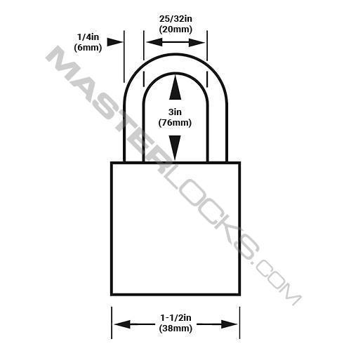 Master Lock® A1107RED 5XXX045-A1107RED-KD