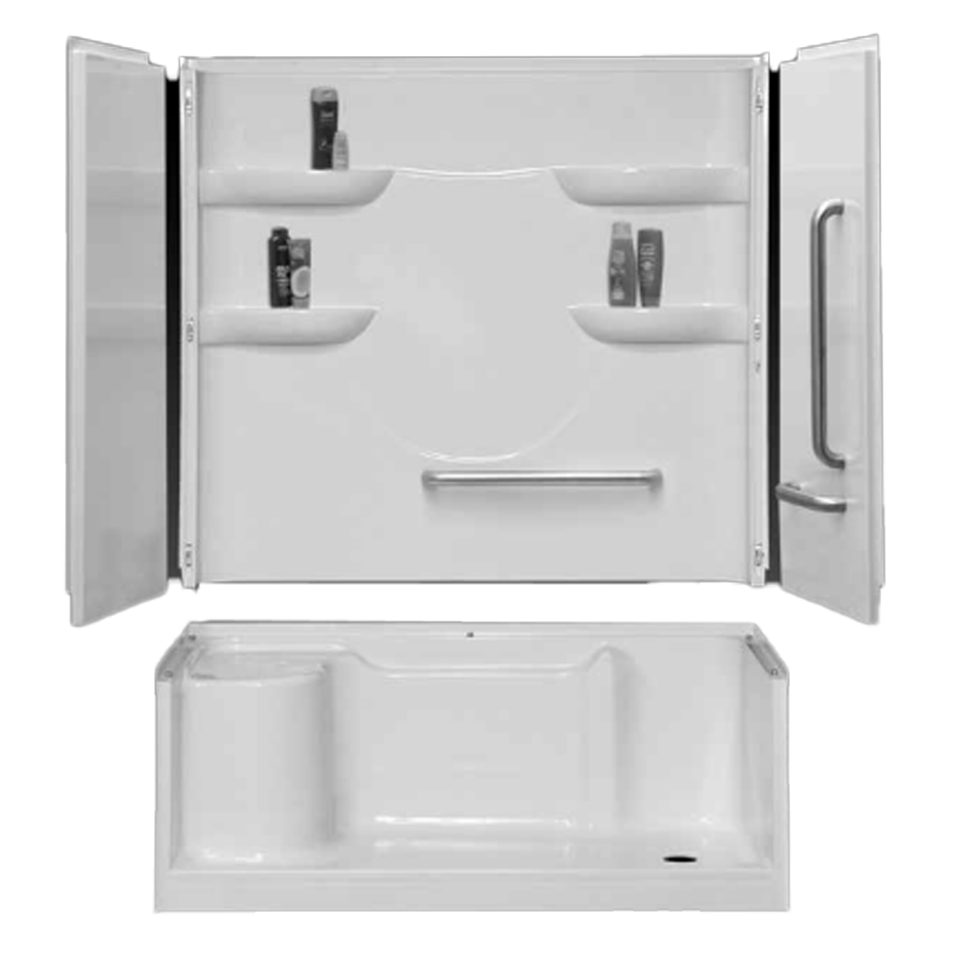 Oasis&reg; SH4P-6030LS WHT ABF BOTTOM