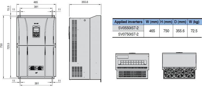 LS 6120005600 LS SV0750IS7-2SO