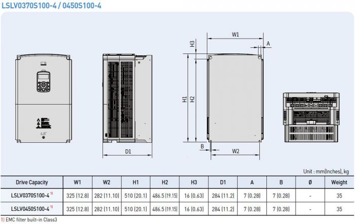 LS 6031006100 LS LSLV0370S100-4CONDS