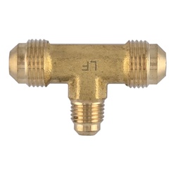 3/8X3/8X1/4 MFLARE REDUCING TEE SAE45 BR