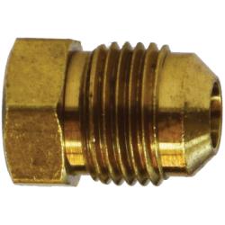 1/8 FLARED PLUG HEX NUT SAE45 BRASS