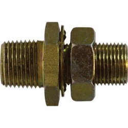 1/4 FPT X 1/2 MPT BRASS BULKHEAD