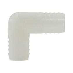 1/4 WHITE NYLON HB UNION ELBOW