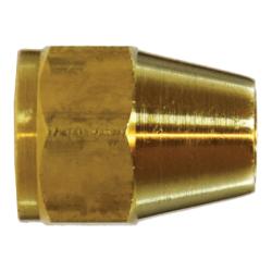 1/8 SHORT ROD HEX NUT SAE45 FLARE BRASS