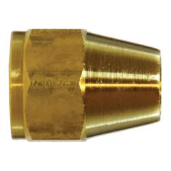 1/4 SHORT ROD HEX NUT SAE45 FLARE BRASS