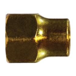 5/8 LONG ROD HEX NUT SAE45 FLARE BRASS-F