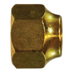 3/4 SHORT ROD HEX NUT SAE45 FLARE BRASS-