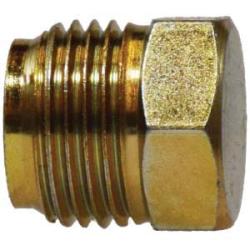 3/8 BRASS INVERTED FLARE PLUG