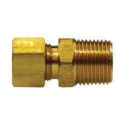 1/4 COMPRESSION X 1/4 MNPTF ADPT BRASS