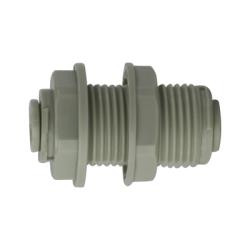 3/8 PLASTIC P-IN BULKHEAD UNION