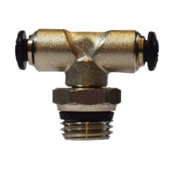 METRIC TUBE SWIVEL MALE BRANCH TEE