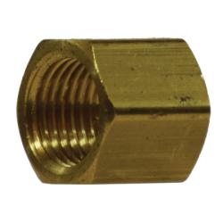 1/8 FNPTF CAP HEX BRASS