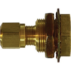 3/8 X 7/8-20X 3/8 BRASS BULKHEAD