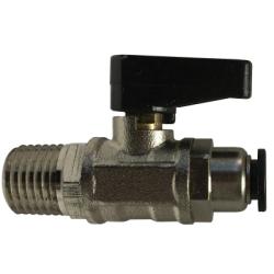 Ball Valve Male NPTF Push Fit Connections