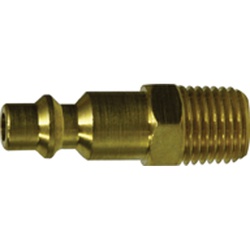 Male Pipe Plug — Brass