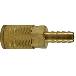 1/4HOSE ID IND INTER. BRASS CPLR