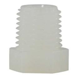 1/2 WHITE NYLON HEX HEAD PLUG