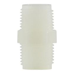 1/4 WHITE NYLON HEX NIPPLE