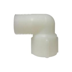 3/4 WHITE NYLON STREET ELBOW