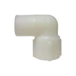 1-1/4 WHITE NYLON STREET ELBOW