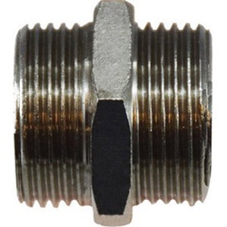 3/4 X 1/2 M BSPP N-PLTD HEX NIPP