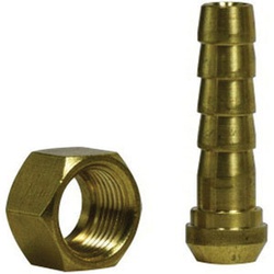 04-04 BRASS HOSE BARB X FEM BSPP SWIVEL