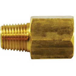 16-16 BRASS MALE BSPT X FEMALE NPT