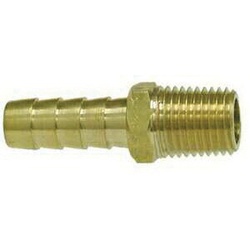 BRASS BARB ELBOW 1/2 MIP X 5/16