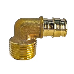 1/2PEX X1/2MPT LF BRASS ELBOW CE