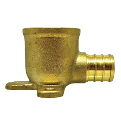 LF Brass PEX Drop Ear Elbow