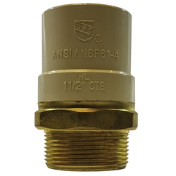 LF Brass CPVC Male Adapter