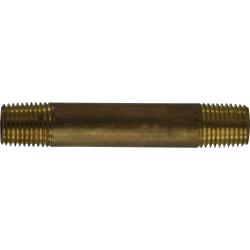 1/4 X 4 RED BRASS NIPPLE