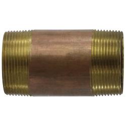 2-1/2 X 3-1/2 RED BRASS NIPPLE