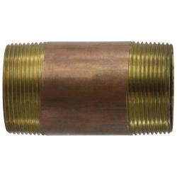 2-1/2 X 10 RED BRASS NIPPLE