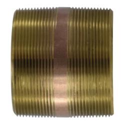 4 X 3 RED BRASS NIPPLE