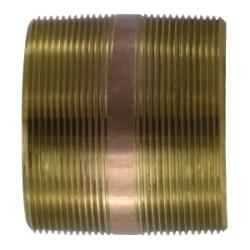 4 X 3-1/2 RED BRASS NIPPLE